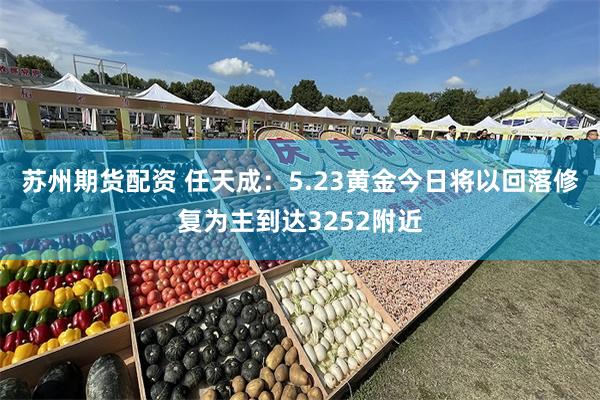 苏州期货配资 任天成：5.23黄金今日将以回落修复为主到达3252附近