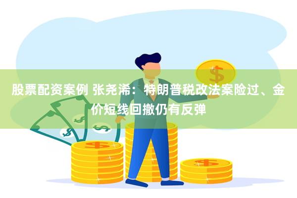 股票配资案例 张尧浠：特朗普税改法案险过、金价短线回撤仍有反弹