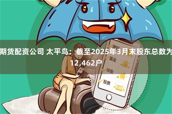 期货配资公司 太平鸟：截至2025年3月末股东总数为12,462户