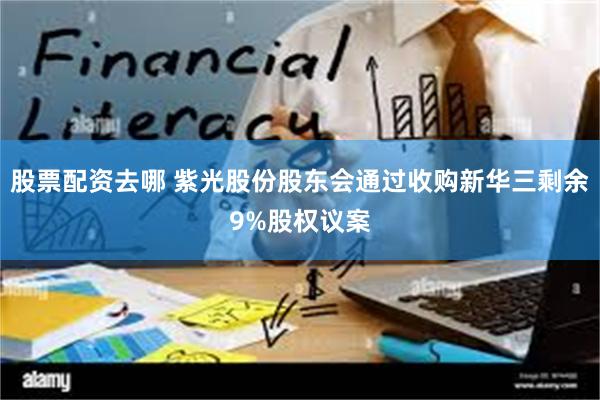 股票配资去哪 紫光股份股东会通过收购新华三剩余9%股权议案