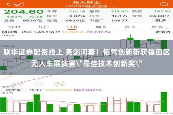 联华证券配资线上 亮剑河套！佑驾创新斩获福田区无人车展演赛
